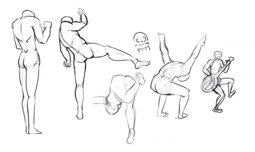 Gesture Drawing Drill Challenge by Smirking Raven