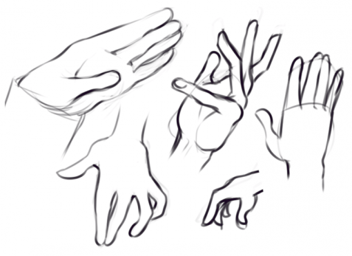 Hands drawing by Smirking Raven