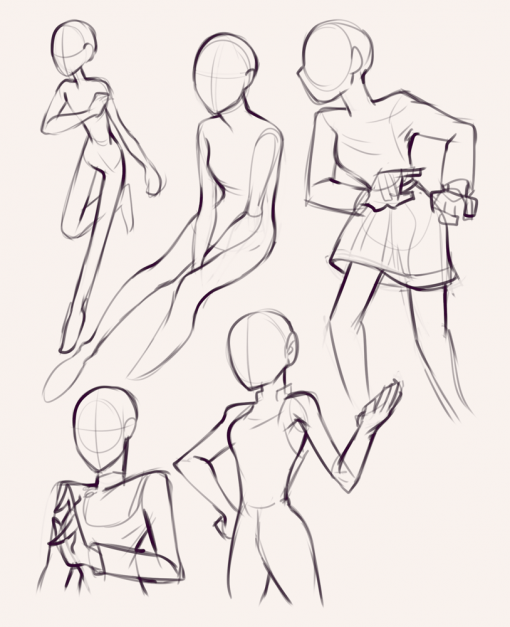 Poses - Drawing drills by Smirking Raven