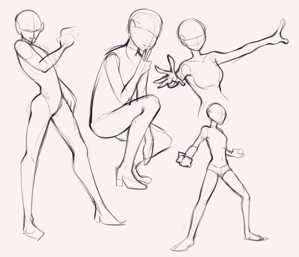how to get better on sketching poses? Any suggestions would be  helpful🙇‍♀️🙇‍♀️ : r/learntodraw