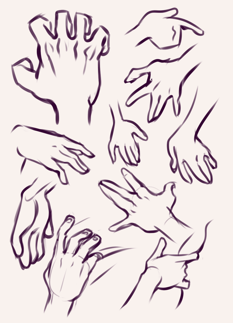 Free Vectors | various hand poses
